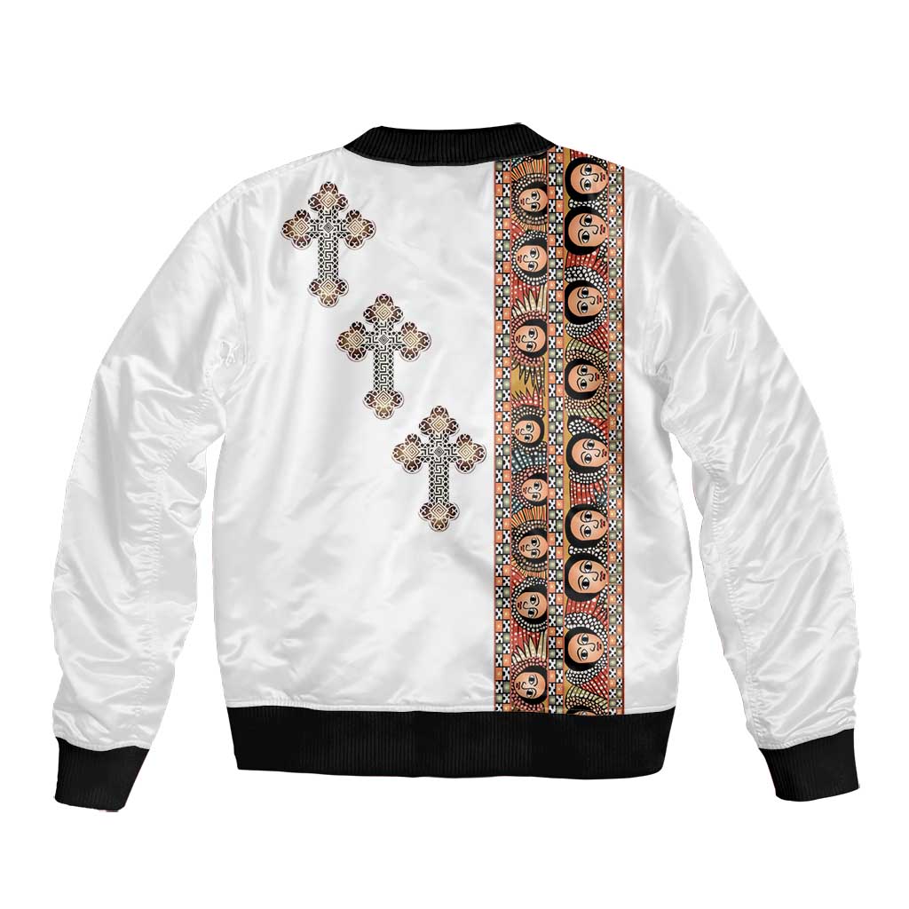 Ethiopia Angels Tilet With Cross Bomber Jacket