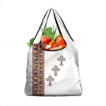 Ethiopia Angels Tilet With Cross Grocery Bag