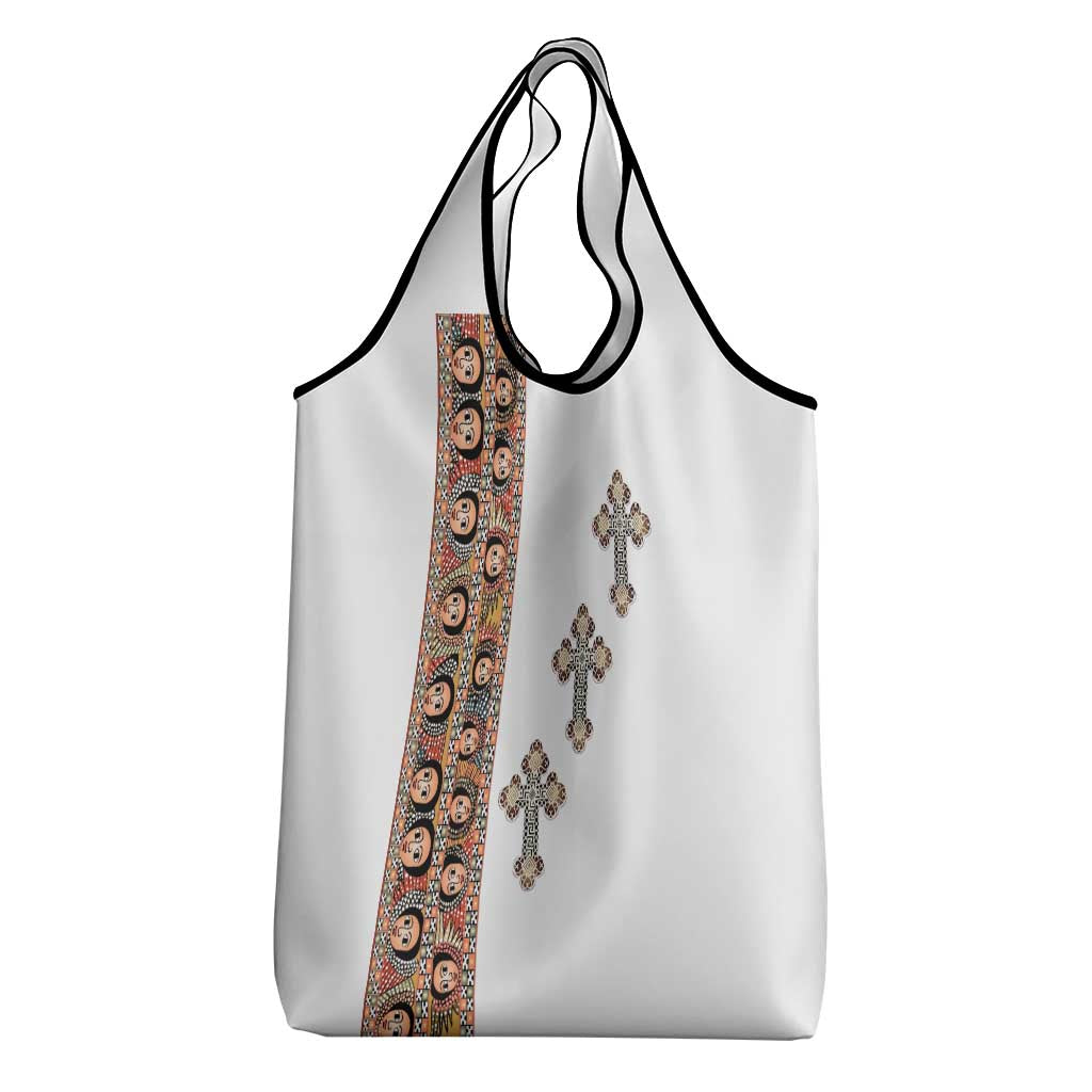 Ethiopia Angels Tilet With Cross Grocery Bag