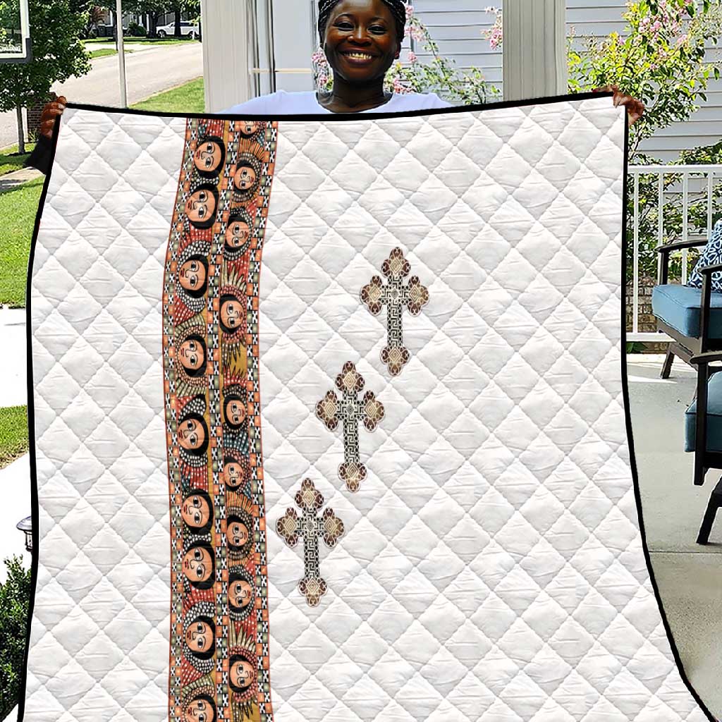 Ethiopia Angels Tilet With Cross Quilt