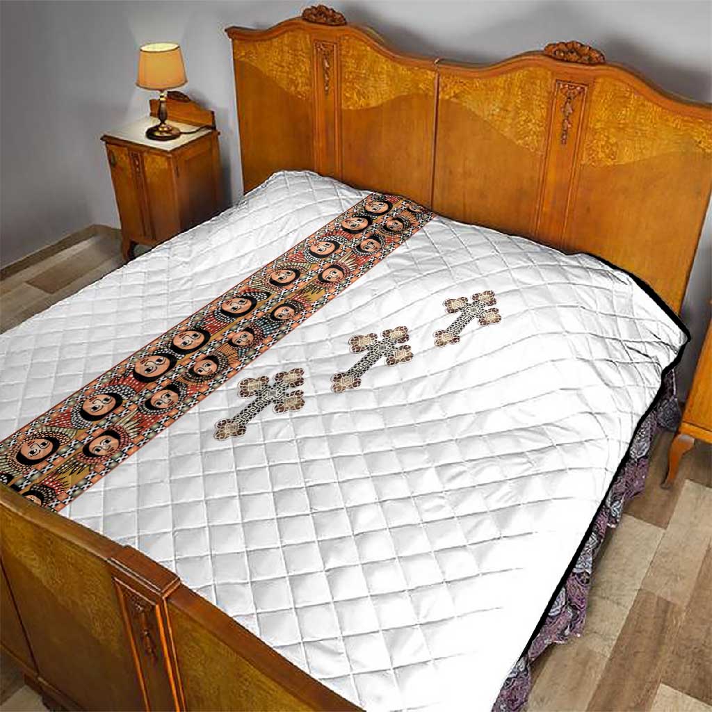Ethiopia Angels Tilet With Cross Quilt