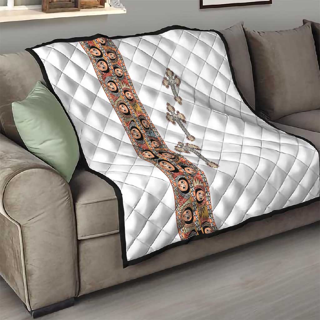 Ethiopia Angels Tilet With Cross Quilt