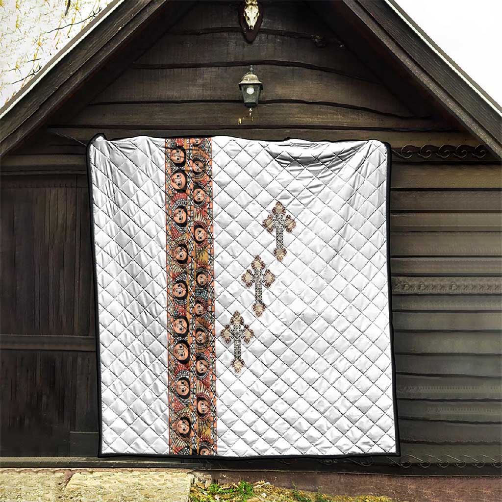 Ethiopia Angels Tilet With Cross Quilt