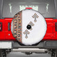 Ethiopia Angels Tilet With Cross Spare Tire Cover