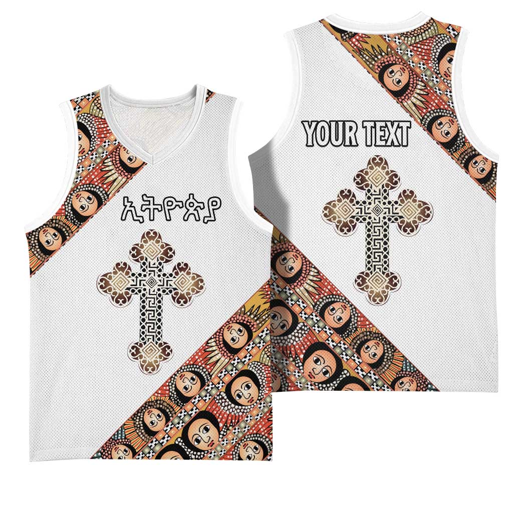 Personalized Ethiopia Basketball Jersey Ethiopian Orthodox Church Angel LT15