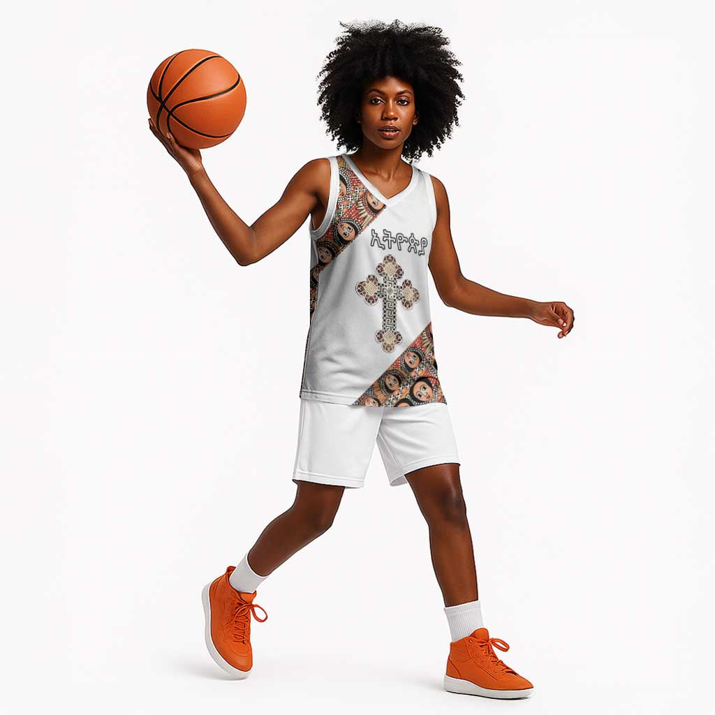 Personalized Ethiopia Basketball Jersey Ethiopian Orthodox Church Angel LT15