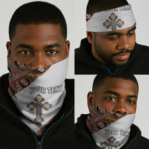 Personalized Ethiopia Neck Gaiter Ethiopian Orthodox Church Angel LT15