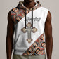 Personalized Ethiopia Sleeveless Hoodie Ethiopian Orthodox Church Angel - African Pride