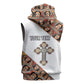 Personalized Ethiopia Sleeveless Zip Hoodie Ethiopian Orthodox Church Angel - African Pride