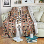 Personalized Ethiopia Blanket Ethiopian Tewahedo Angel Orthodox