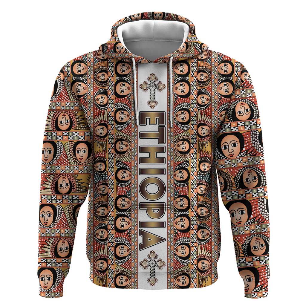 Personalized Ethiopia Hoodie Ethiopian Tewahedo Angel Orthodox