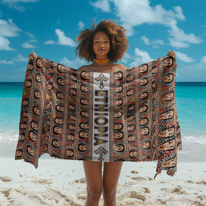 Personalized Ethiopia Sarong Ethiopian Tewahedo Angel Orthodox