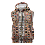 Personalized Ethiopia Sleeveless Zip Hoodie Ethiopian Tewahedo Angel Orthodox - African Pride
