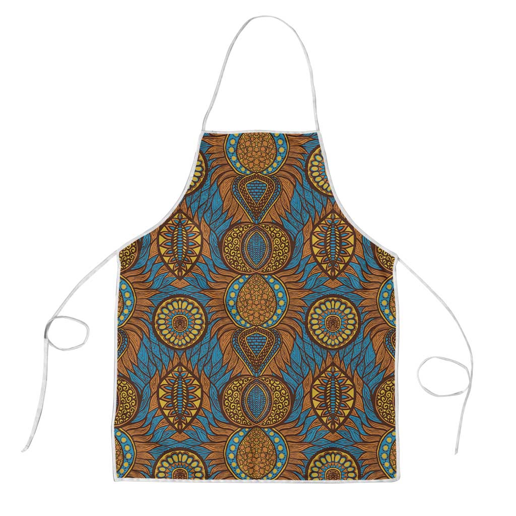 Tribal Earth African Ankara Pattern Apron