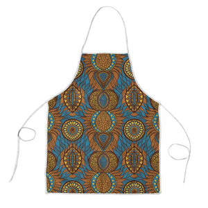 Tribal Earth African Ankara Pattern Apron