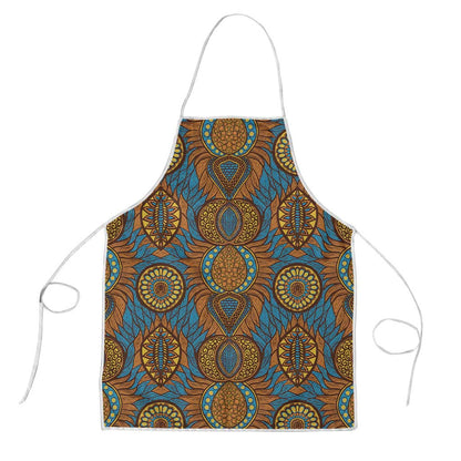 Tribal Earth African Ankara Pattern Apron