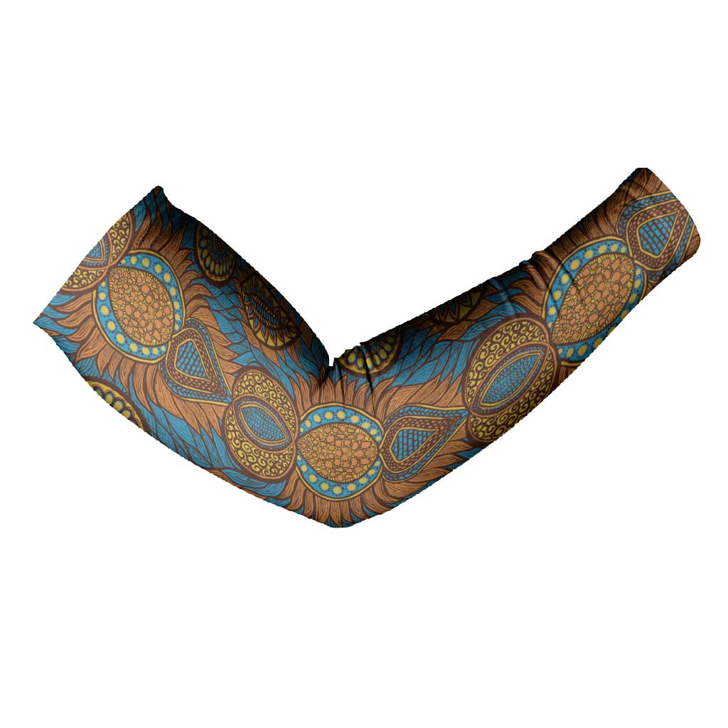 Tribal Earth African Ankara Pattern Arm Sleeves