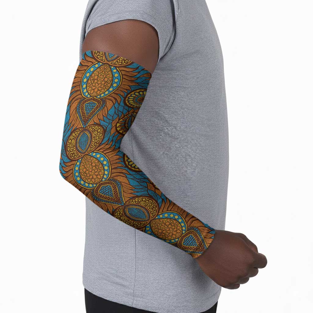Tribal Earth African Ankara Pattern Arm Sleeves
