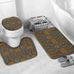 Tribal Earth African Ankara Pattern Bathroom Set