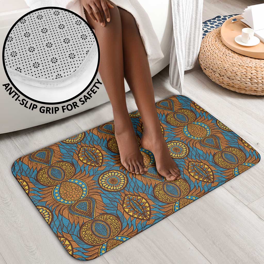 Tribal Earth African Ankara Pattern Bathroom Set