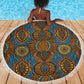 Tribal Earth African Ankara Pattern Beach Blanket