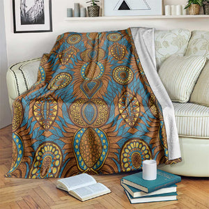 Tribal Earth African Ankara Pattern Blanket