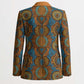 Tribal Earth African Ankara Pattern Blazer