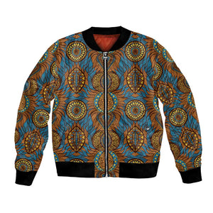 Tribal Earth African Ankara Pattern Bomber Jacket