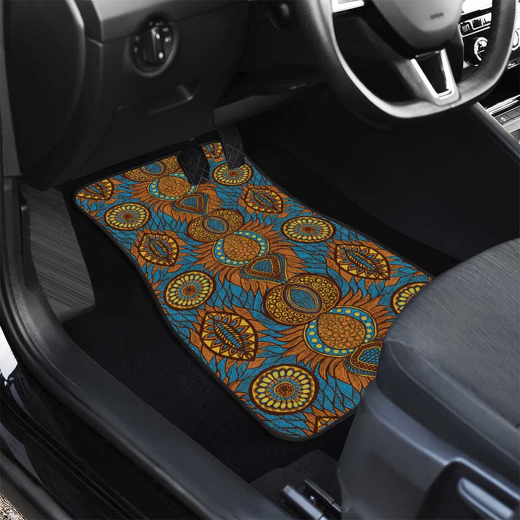 Tribal Earth African Ankara Pattern Car Mats