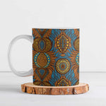Tribal Earth African Ankara Pattern Ceramic Mug