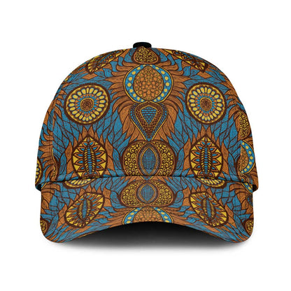 Tribal Earth African Ankara Pattern Classic Cap