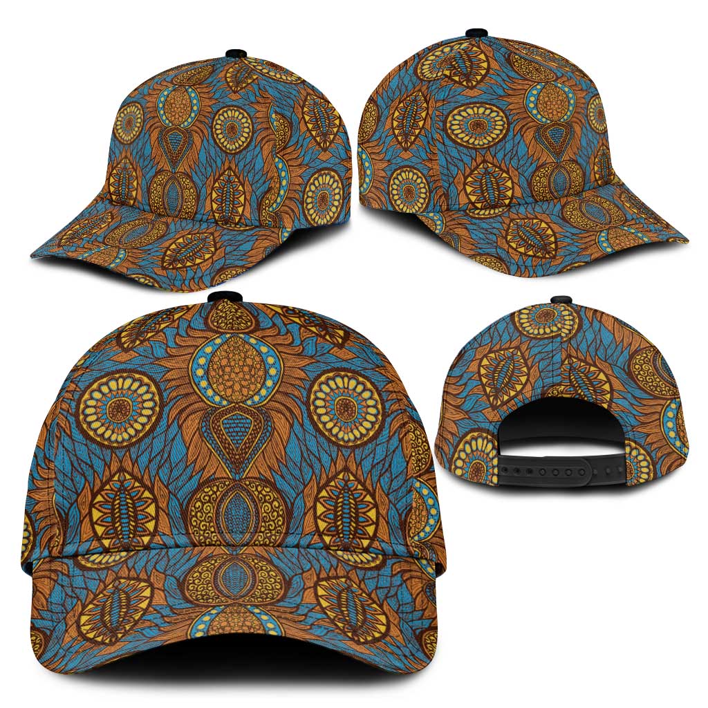 Tribal Earth African Ankara Pattern Classic Cap