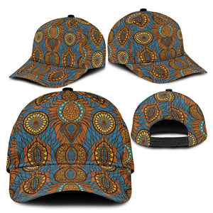 Tribal Earth African Ankara Pattern Classic Cap