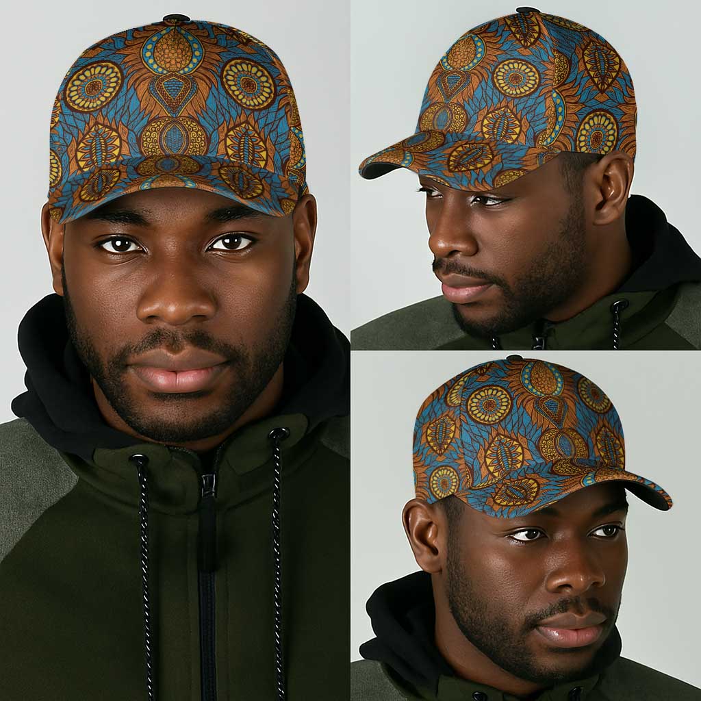 Tribal Earth African Ankara Pattern Classic Cap