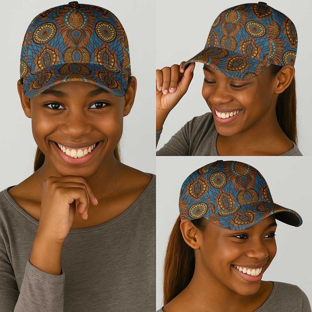 Tribal Earth African Ankara Pattern Classic Cap