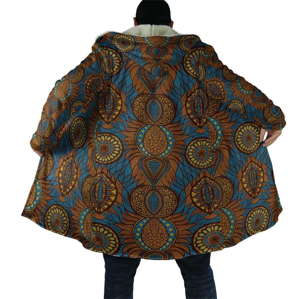 Tribal Earth African Ankara Pattern Cloak