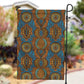 Tribal Earth African Ankara Pattern Garden Flag