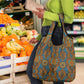 Tribal Earth African Ankara Pattern Grocery Bag