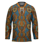 Tribal Earth African Ankara Pattern Hockey Jersey