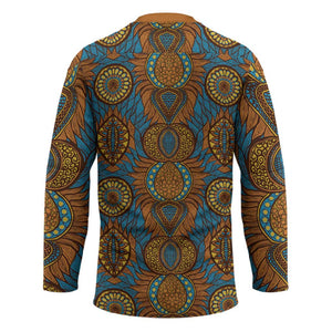 Tribal Earth African Ankara Pattern Hockey Jersey