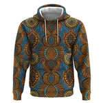 Tribal Earth African Ankara Pattern Hoodie