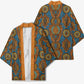Tribal Earth African Ankara Pattern Kimono