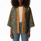 Tribal Earth African Ankara Pattern Kimono