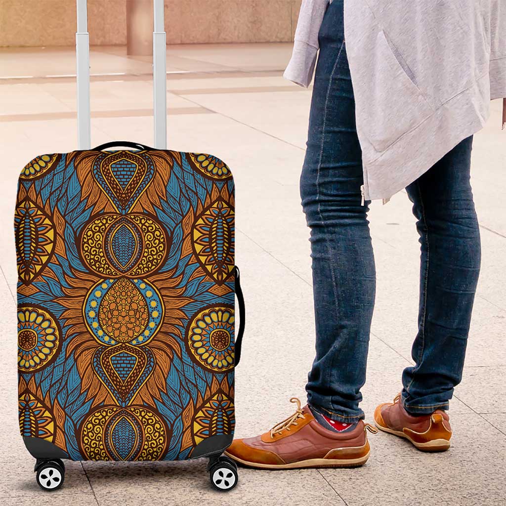 Tribal Earth African Ankara Pattern Luggage Cover
