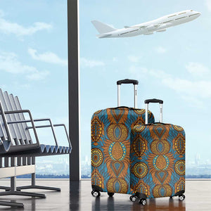 Tribal Earth African Ankara Pattern Luggage Cover