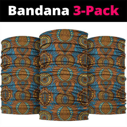 Tribal Earth African Ankara Pattern Neck Gaiter
