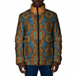 Tribal Earth African Ankara Pattern Padded Jacket