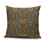 Tribal Earth African Ankara Pattern Pillow Cover