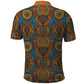 Tribal Earth African Ankara Pattern Polo Shirt