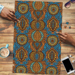 Tribal Earth African Ankara Pattern Puzzle
